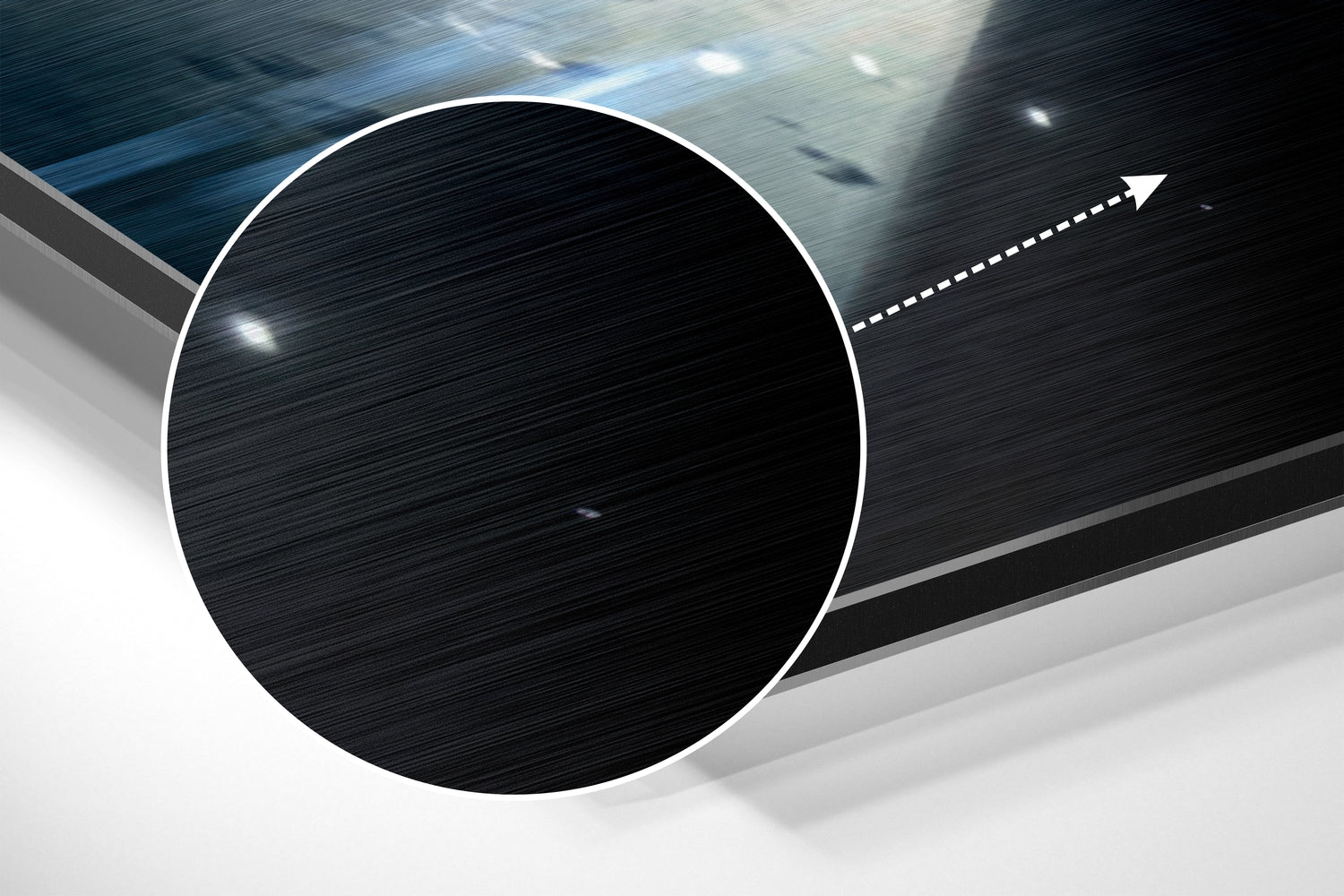 Batman vs Superman Brushed Aluminium Dibond Wall Art.