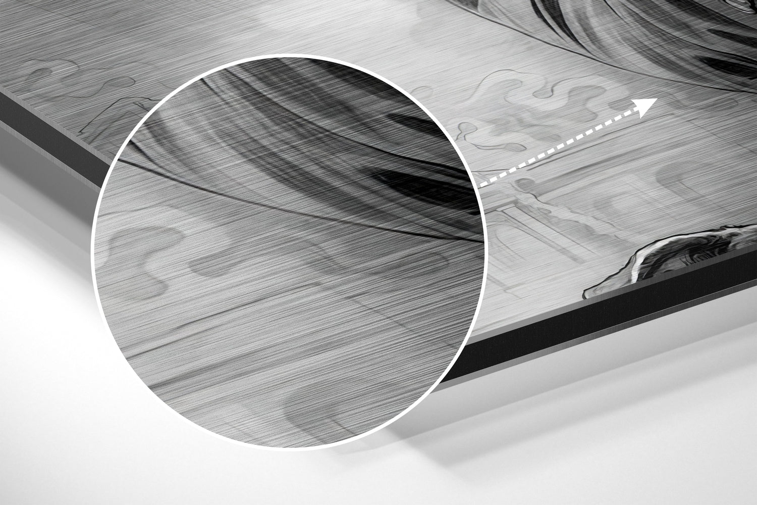 John Wick Brushed Aluminium Dibond Wall Art.