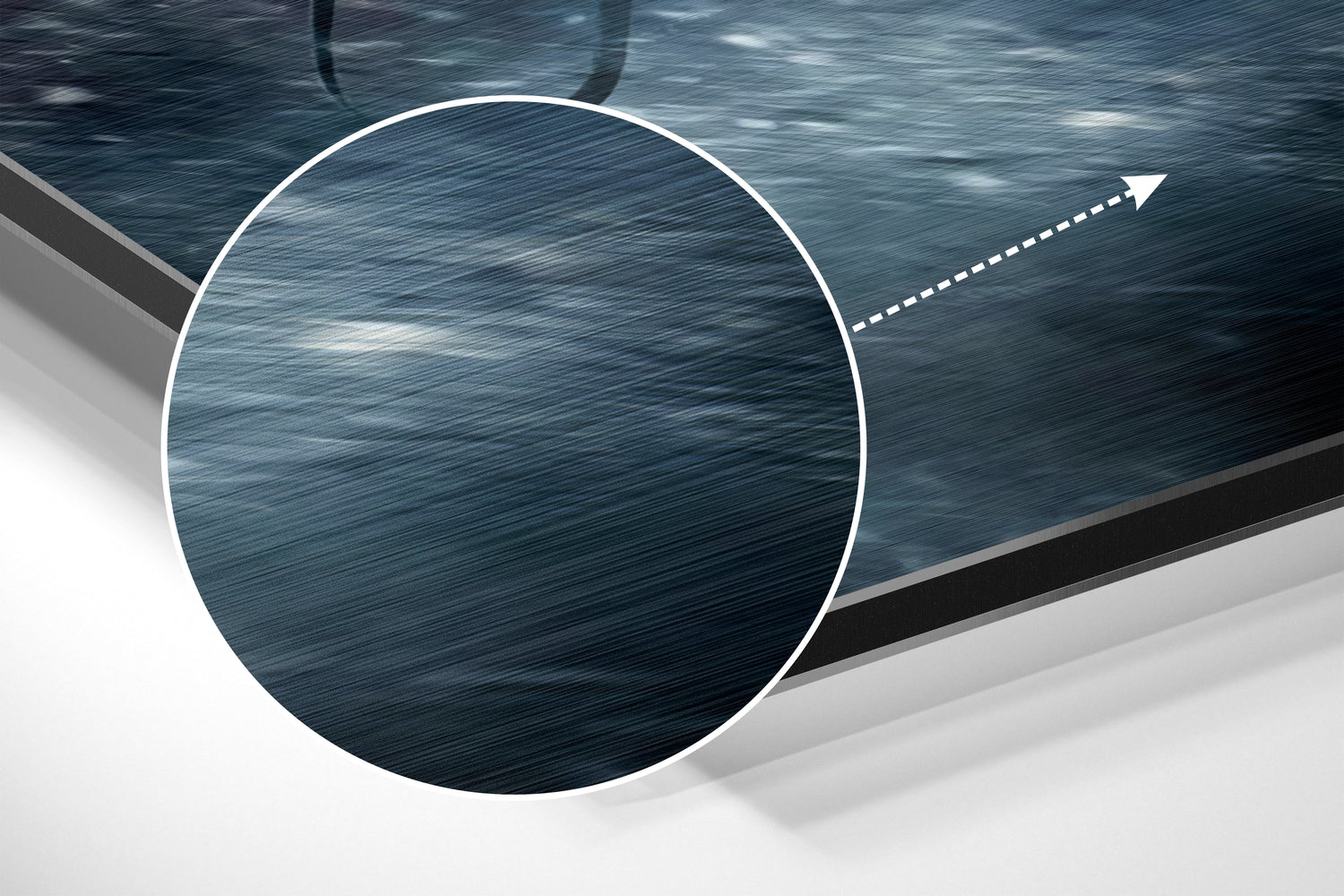 Thor Brushed Aluminium Dibond Wall Art.