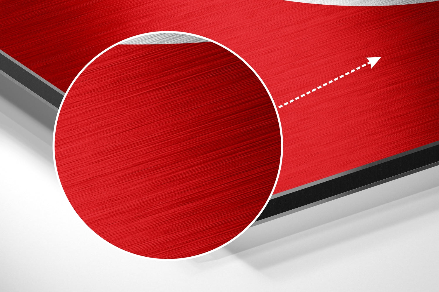 Turkish Flag Brushed Aluminium Dibond Wall Art.