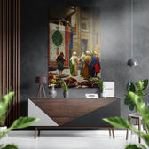 Rug Merchant Brushed Aluminium Dibond Wall Art.