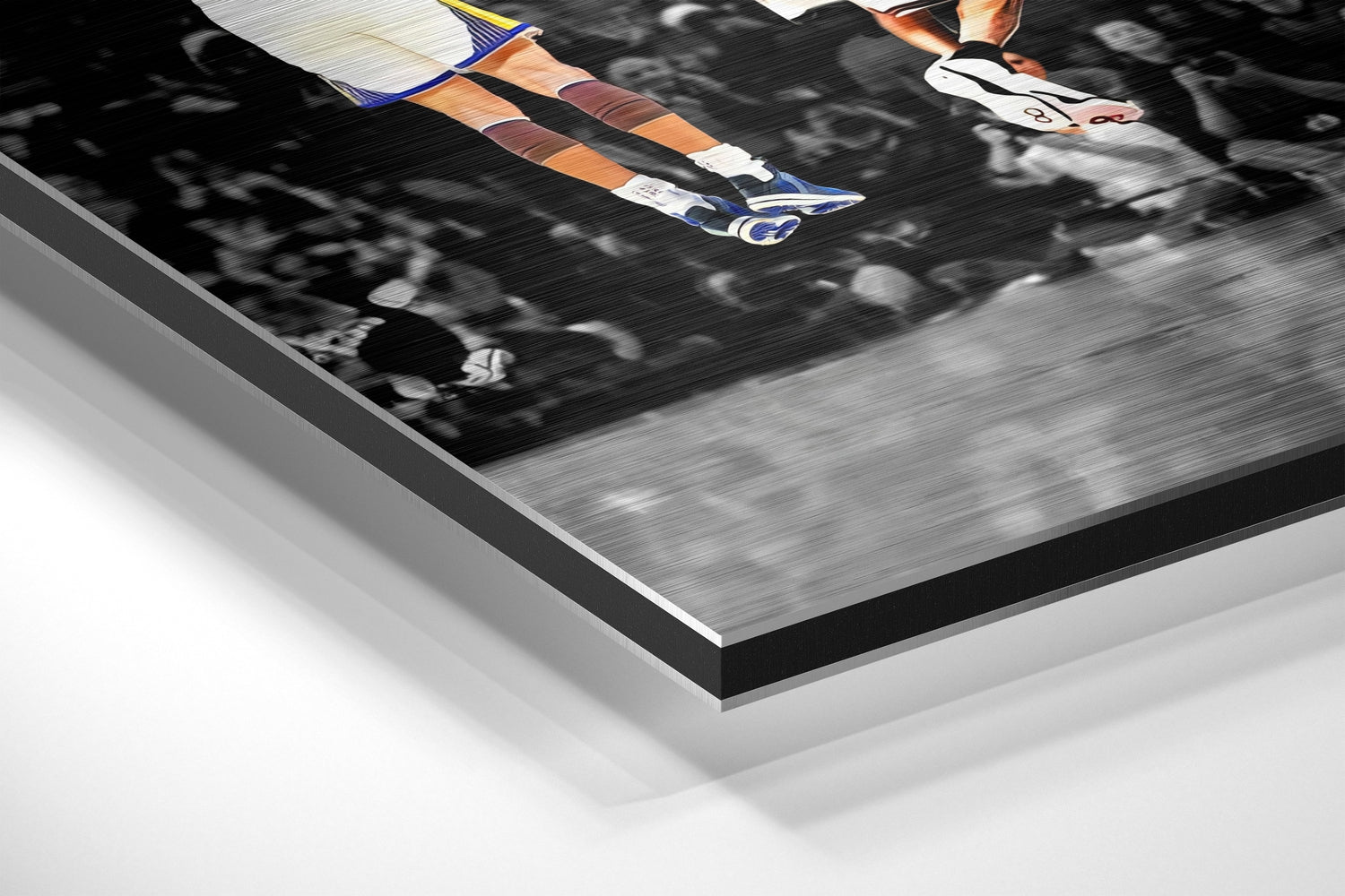 All Star Brushed Aluminium Dibond Wall Art.