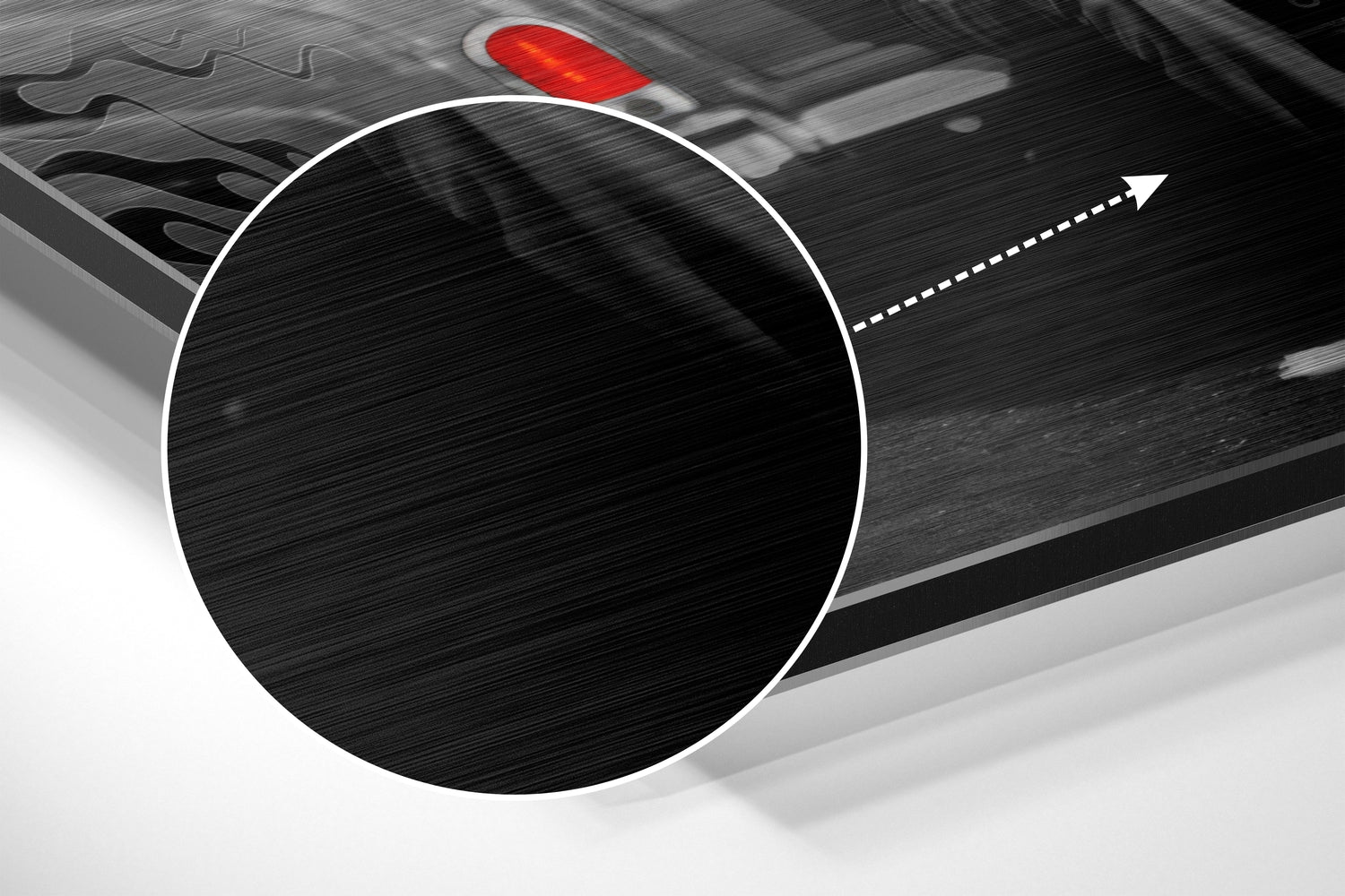 Marilyn, Elvis, Humphrey, James Brushed Aluminium Dibond Wall Art.