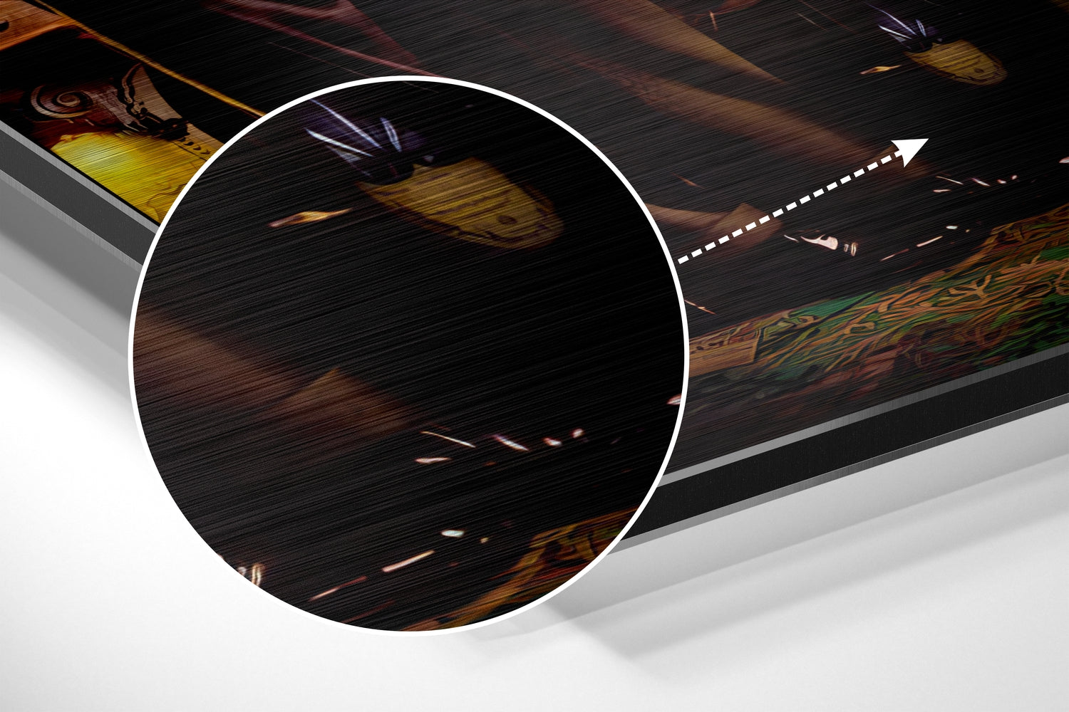 Marilyn, Elvis, Humphrey, James Brushed Aluminium Dibond Wall Art.