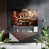 Game of Fate Brushed Aluminium Dibond Wall Art.