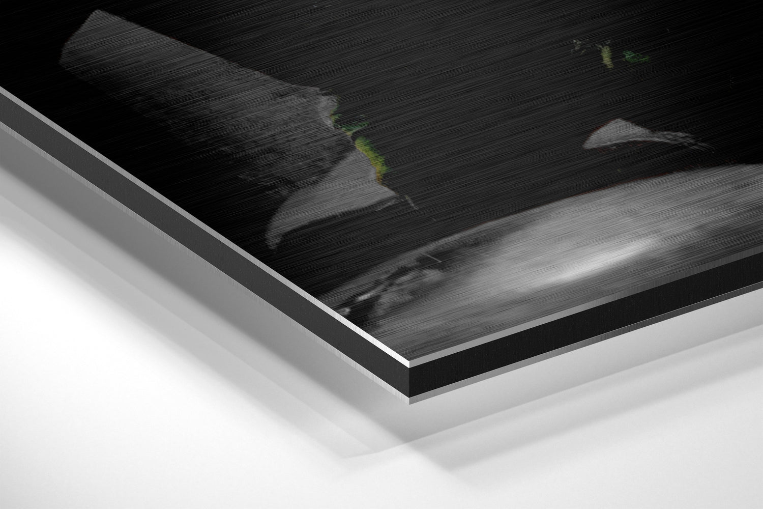 Marilyn, Elvis, Humphrey, James Brushed Aluminium Dibond Wall Art.