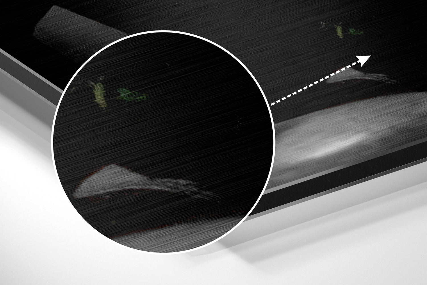 Marilyn, Elvis, Humphrey, James Brushed Aluminium Dibond Wall Art.