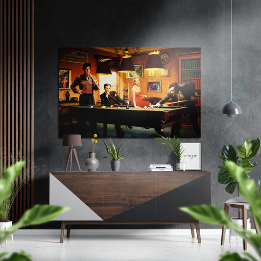 Game of Fate Brushed Aluminium Dibond Wall Art.