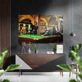 Game of Fate Brushed Aluminium Dibond Wall Art.