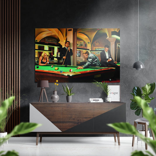 Game of Fate Brushed Aluminium Dibond Wall Art.