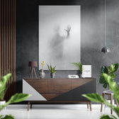 Despair Brushed Aluminium Dibond Wall Art.