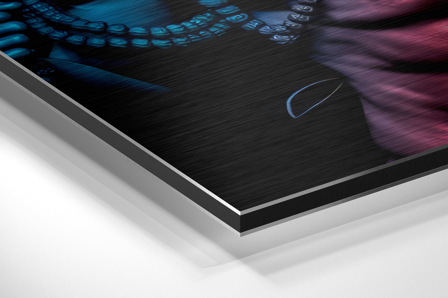 Har Har Mahadev Brushed Aluminium Dibond Wall Art.