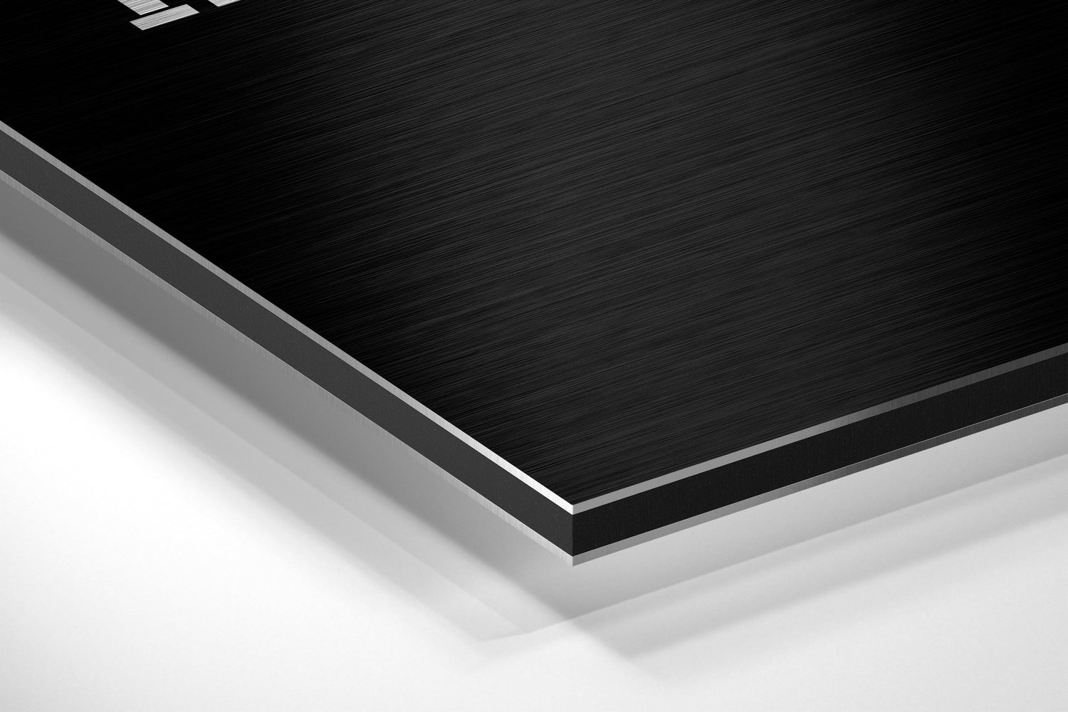 Two Rules for Success Brushed Aluminium Dibond Wall Art.