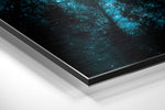 Never Stop Looking Up Brushed Aluminium Dibond Wall Art.