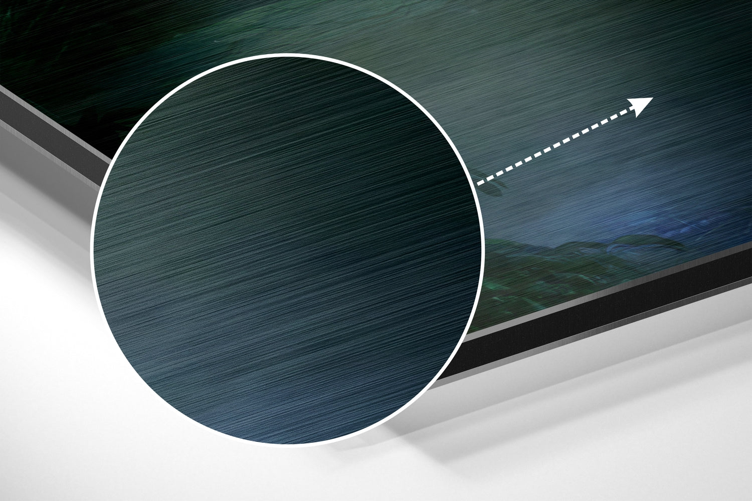 Do or Do not Brushed Aluminium Dibond Wall Art.