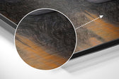 Sultan Brushed Aluminium Dibond Wall Art.