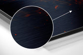 Fire Lion  Brushed Aluminium Dibond Wall Art.