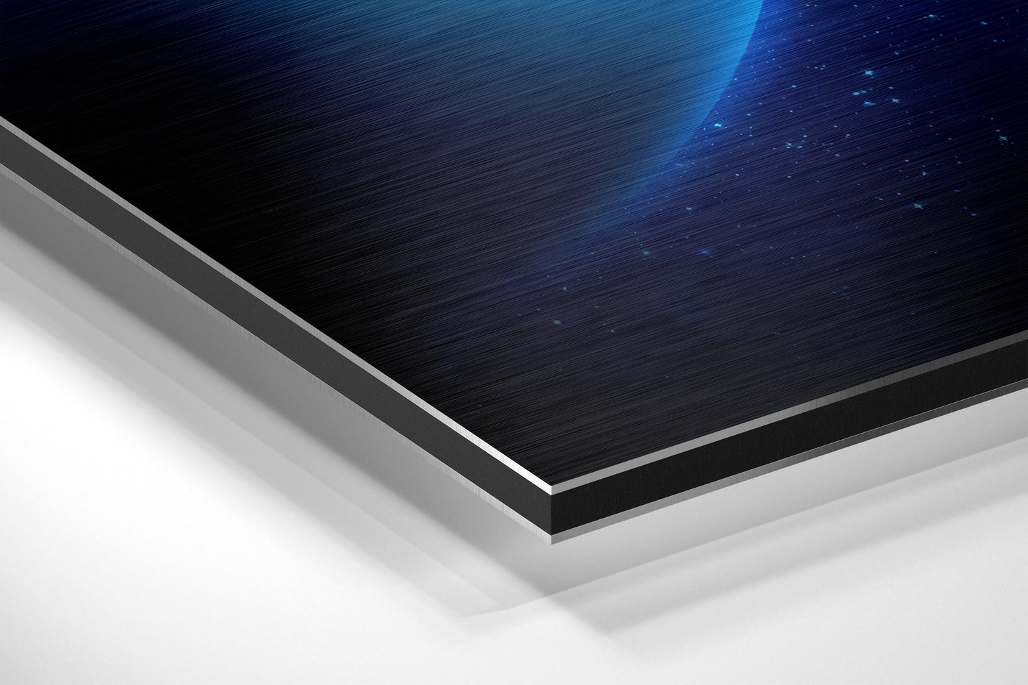 Uranus Brushed Aluminium Dibond Wall Art.