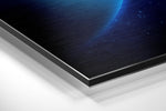 Uranus Brushed Aluminium Dibond Wall Art.