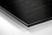 No Pain, No Gain Brushed Aluminium Dibond Wall Art.