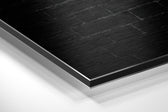 No Pain, No Gain Brushed Aluminium Dibond Wall Art.