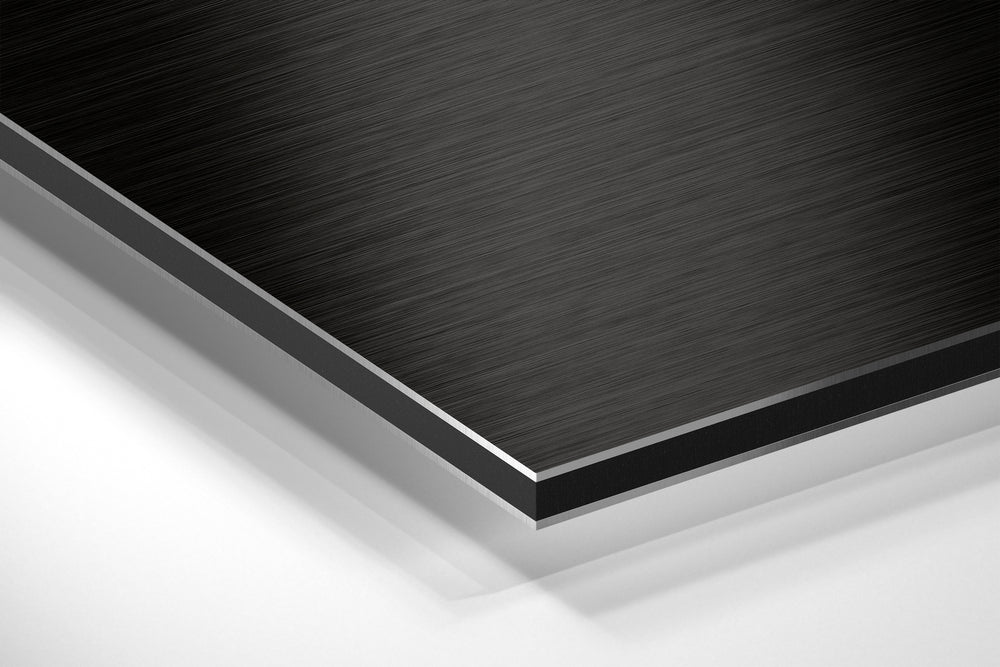 Brain Brushed Aluminium Dibond Wall Art.