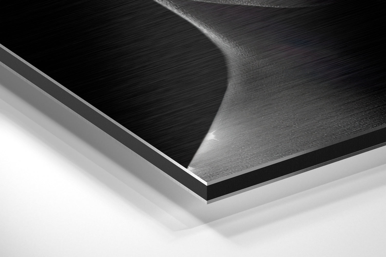 Beauty Brushed Aluminium Dibond Wall Art.