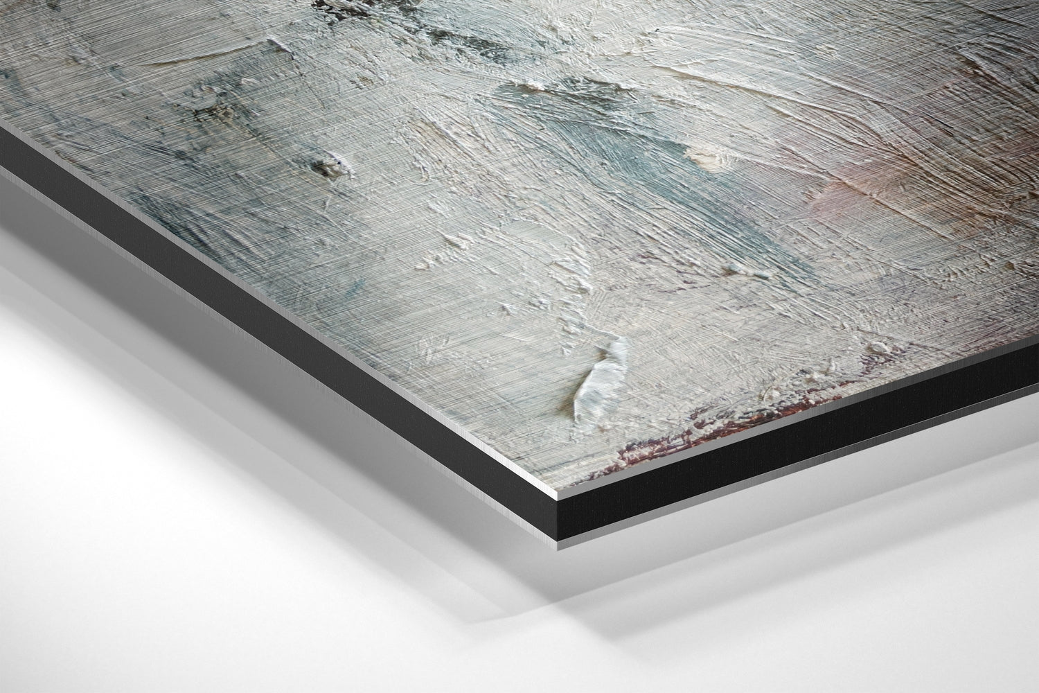 Speechless Face Brushed Aluminium Dibond Wall Art.