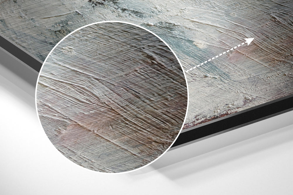 Speechless Face Brushed Aluminium Dibond Wall Art.