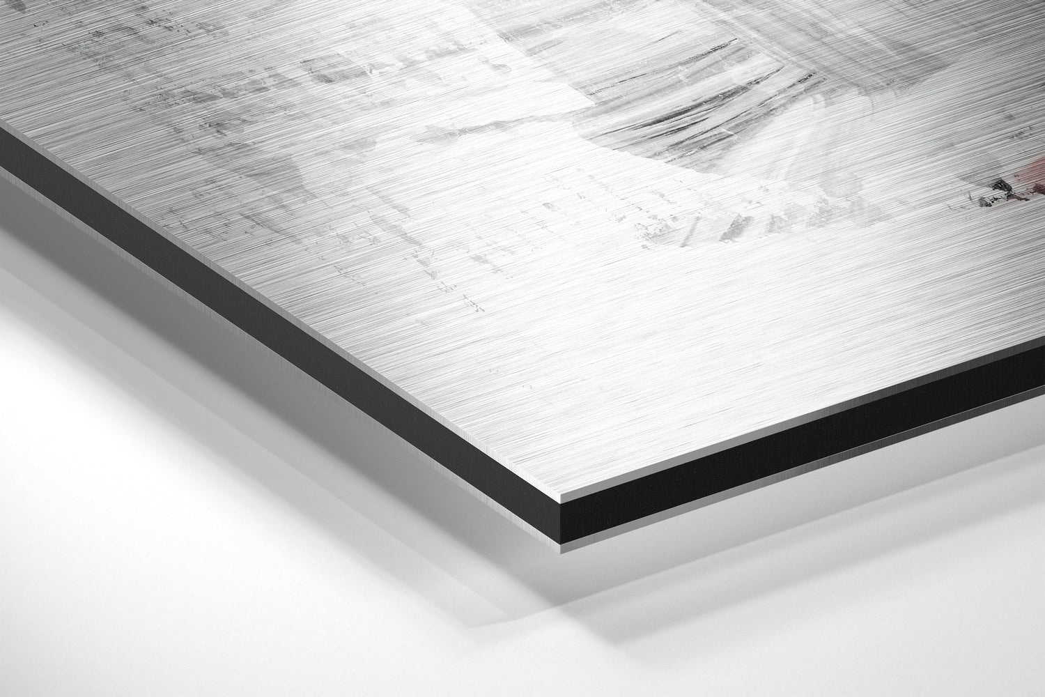 Flamingo Brushed Aluminium Dibond Wall Art.