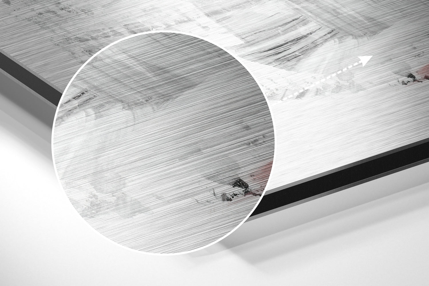 Flamingo Brushed Aluminium Dibond Wall Art.