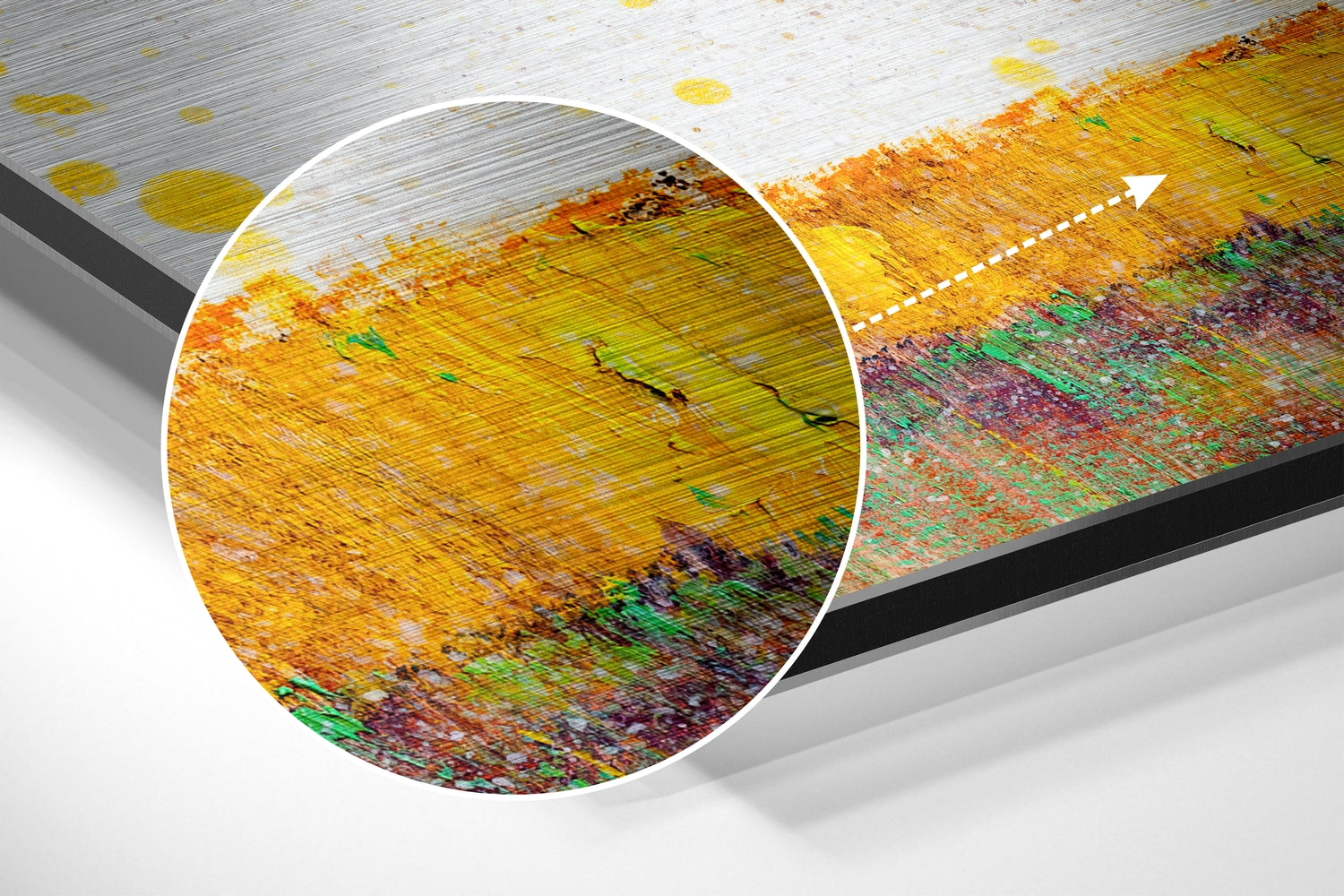 Lonely Tree Brushed Aluminium Dibond Wall Art.