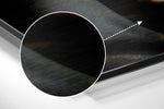 Sssh Brushed Aluminium Dibond Wall Art.