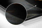Sssh Brushed Aluminium Dibond Wall Art.