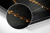 Black Beauty Brushed Aluminium Dibond Wall Art.