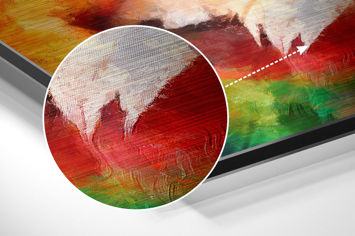 Eagle Brushed Aluminium Dibond Wall Art.