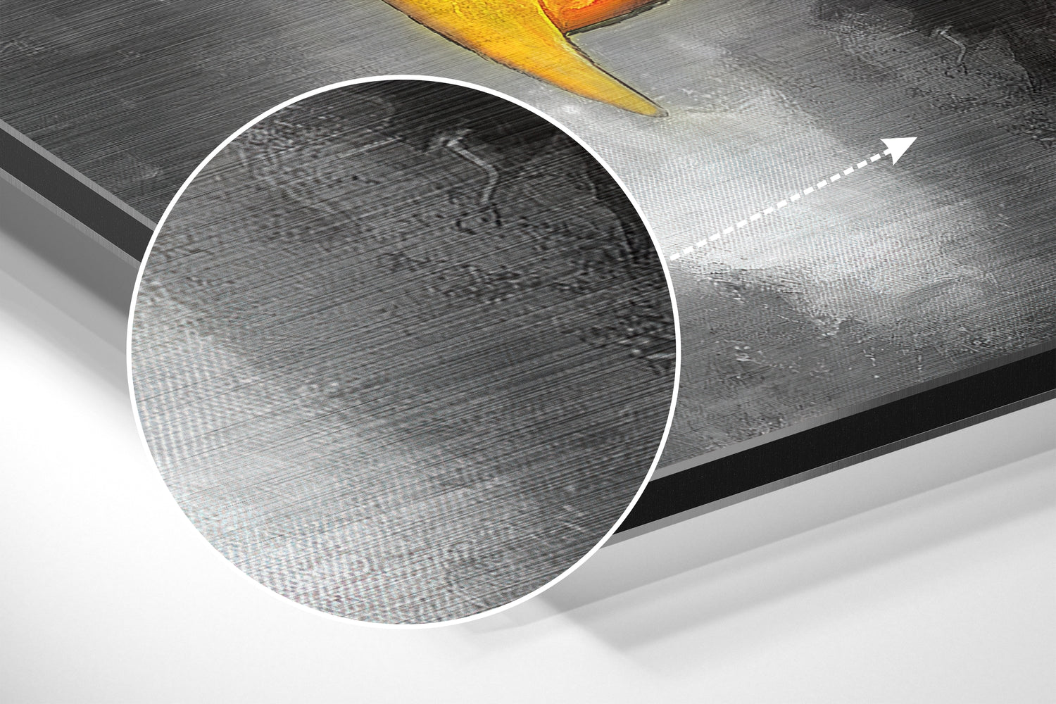 Eagle Brushed Aluminium Dibond Wall Art.