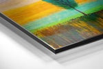 Trees of Colors Brushed Aluminium Dibond Wall Art.