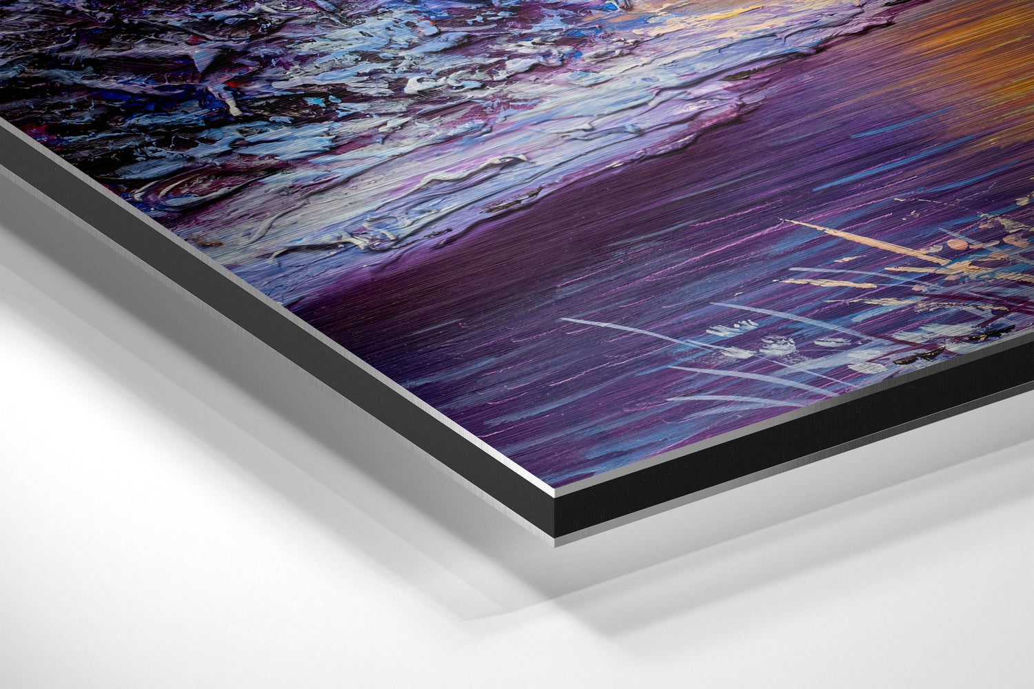 River View Brushed Aluminium Dibond Wall Art.