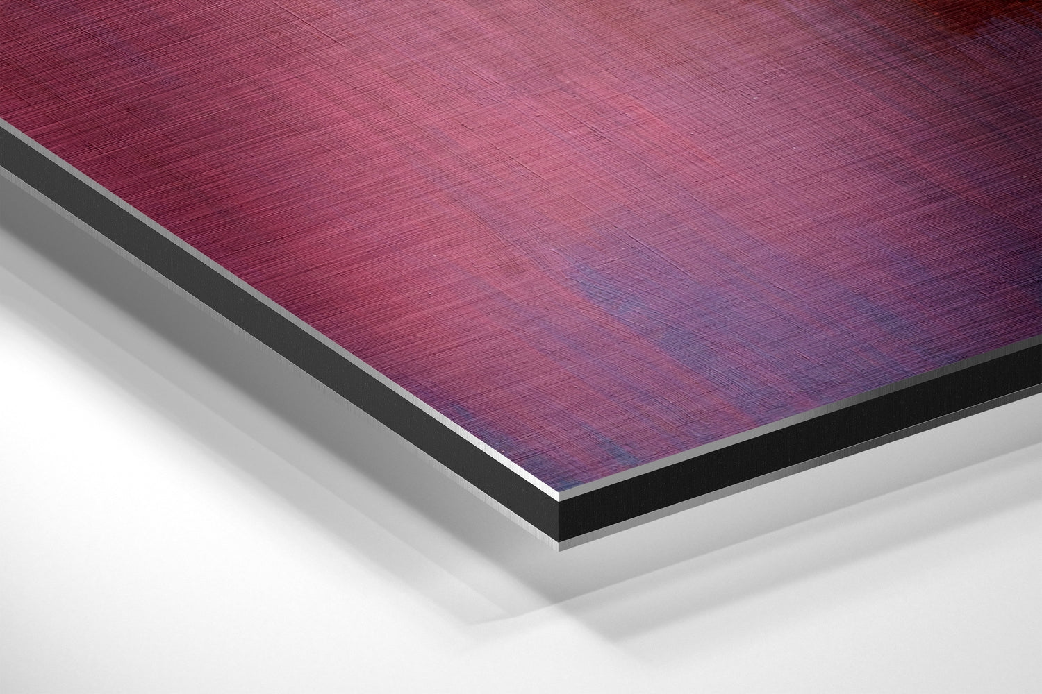 Butterfly Brushed Aluminium Dibond Wall Art.