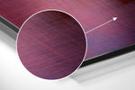 Butterfly Brushed Aluminium Dibond Wall Art.