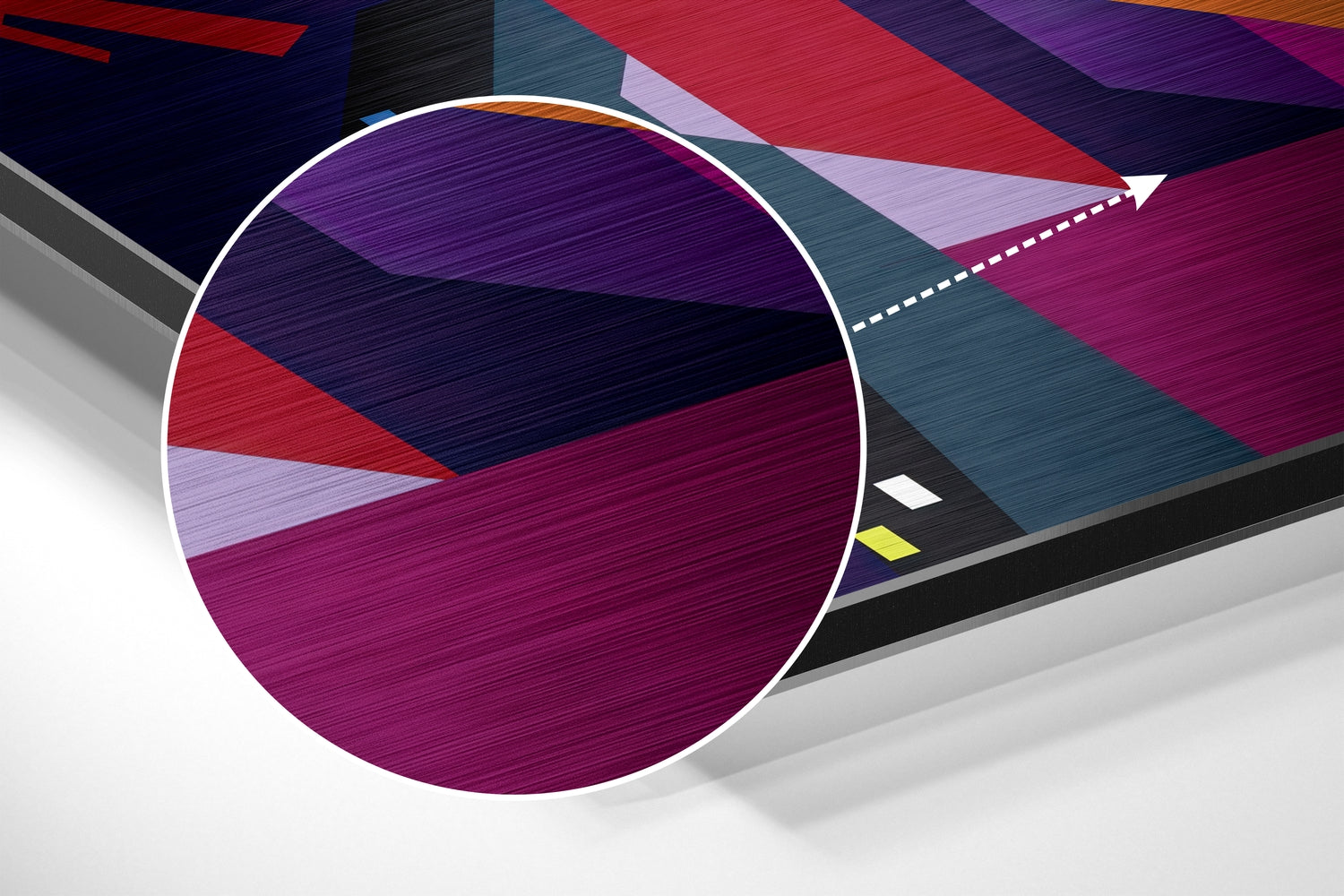 Marilyn Monroe Brushed Aluminium Dibond Wall Art.