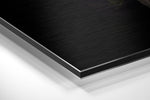 Black Swan Brushed Aluminium Dibond Wall Art.
