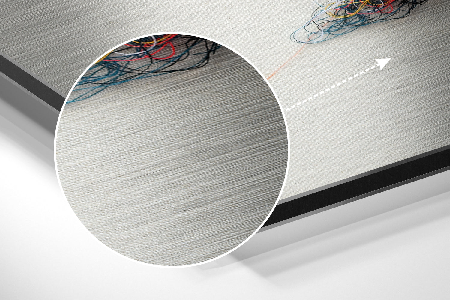 Sparrow Brushed Aluminium Dibond Wall Art.