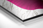 Feathers Brushed Aluminium Dibond Wall Art.