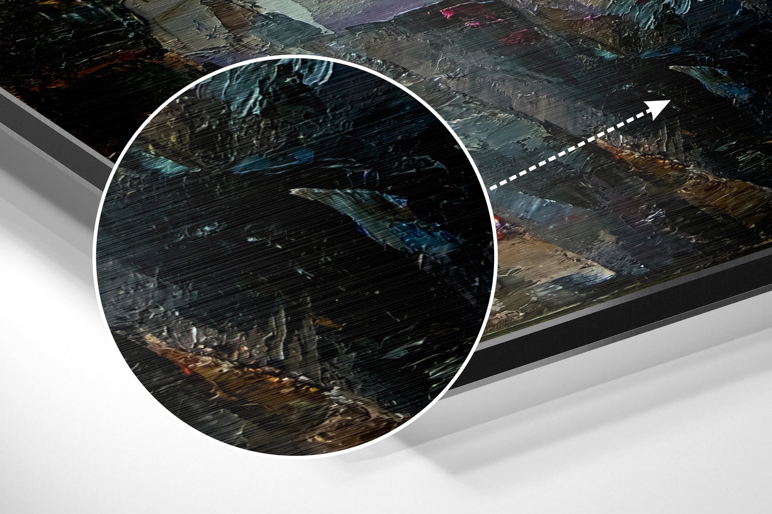 Music Brushed Aluminium Dibond Wall Art.