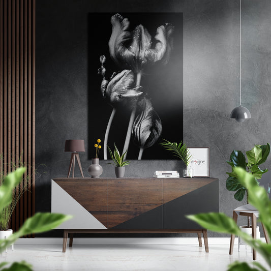 Verge of Blooming Brushed Aluminium Dibond Wall Art.