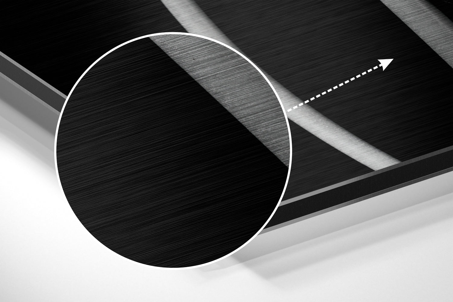 Verge of Blooming Brushed Aluminium Dibond Wall Art.