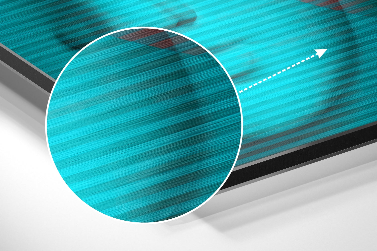 Statues Brushed Aluminium Dibond Wall Art.