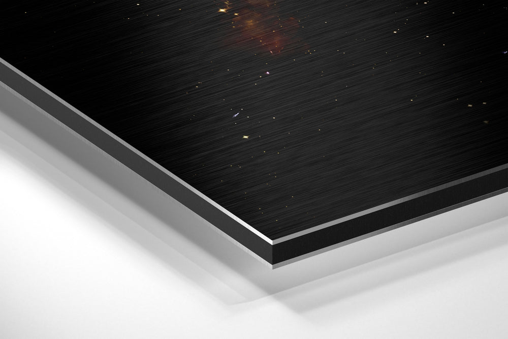 Melt Brushed Aluminium Dibond Wall Art.